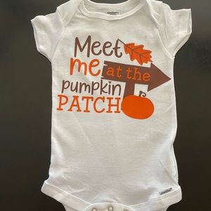 Meet Me at the Pumpkin Patch onesie